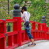 橋上の撮影者