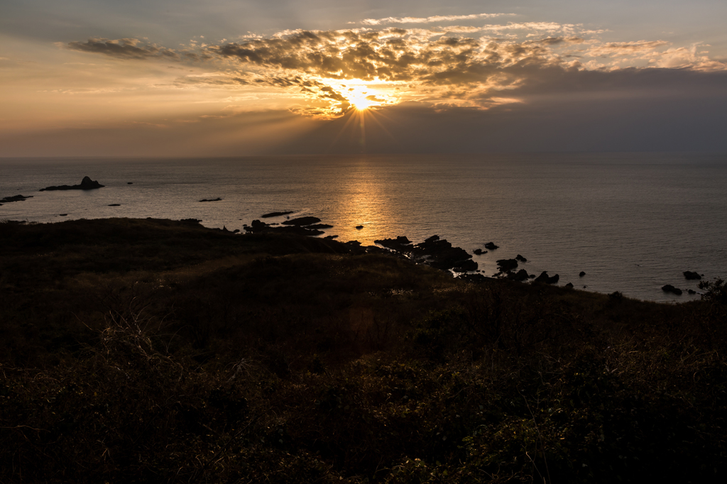太陽と海