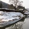 冬の朝倉遺跡　唐門