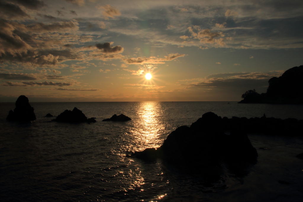 夕暮れ