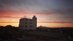 穏やかな夕焼け