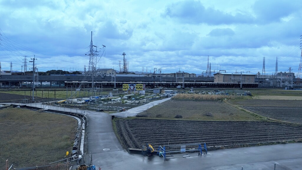 阪急電車 並走
