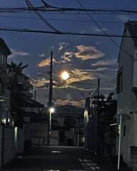昨夜の満月