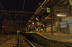 夜の駅舎２