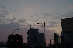 岐阜の夜明け