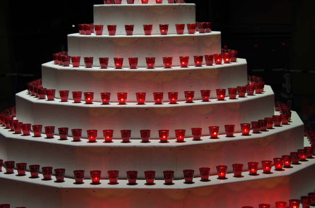 河川環境楽園 イルミネーション3