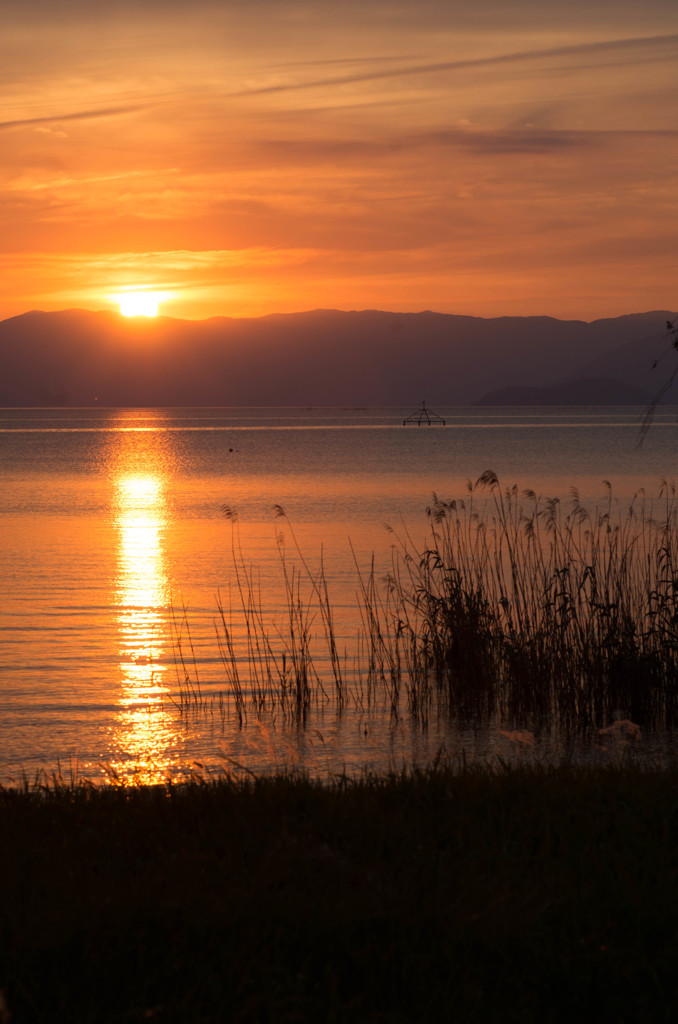 琵琶湖な夕景2