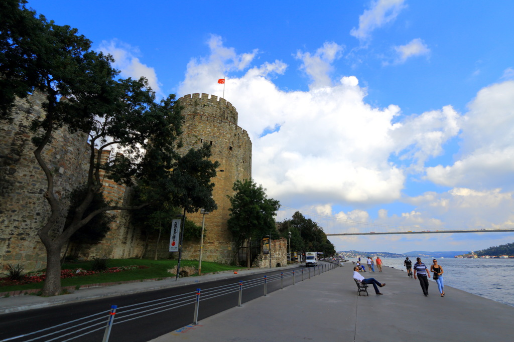 ボスポラス海峡の古城