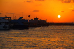 カドキョイ港の夕陽