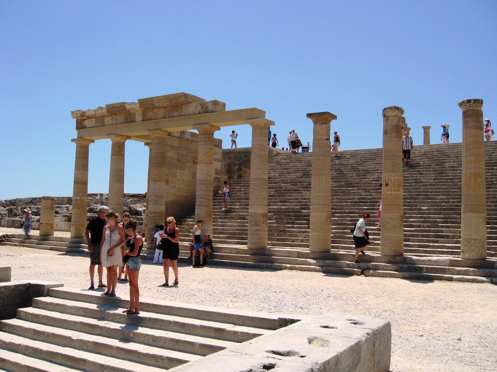 古代の神殿アクロポリス跡
