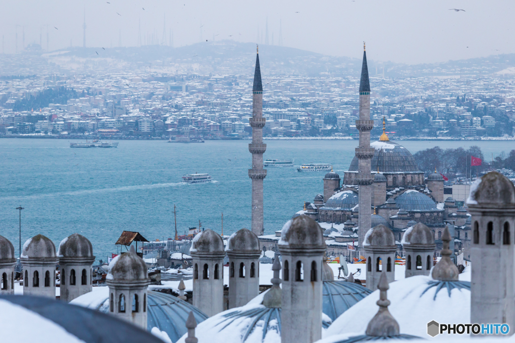 ボスポラス海峡冬景色！