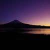 夕景富士