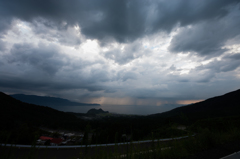 雨のカーテン