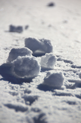 ころころ雪