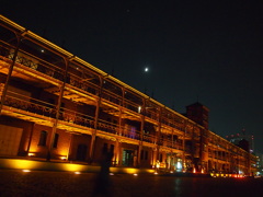 赤レンガの夜景