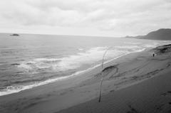 モノクロの海