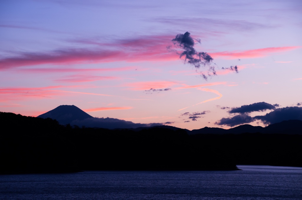 富士夕景 刻まれる時