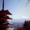新倉浅間神社との富士