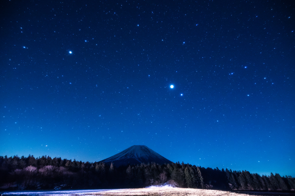 真冬の星空