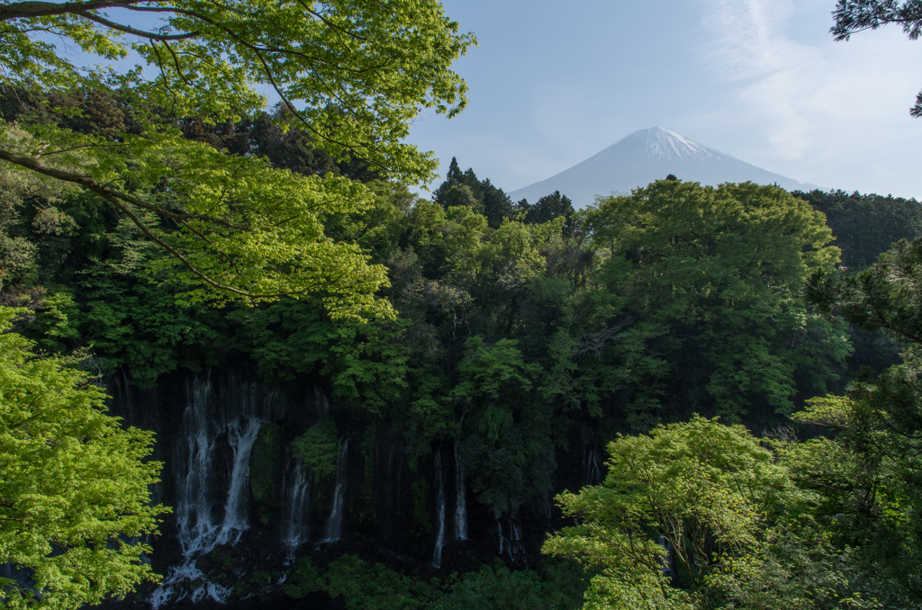 白糸の滝と