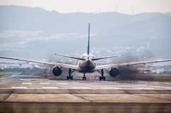離陸前