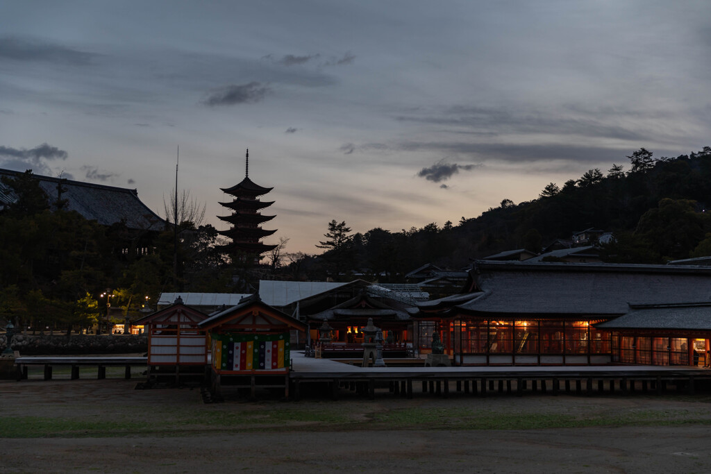 静かな夜明け