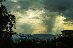 京都の夕暮れ
