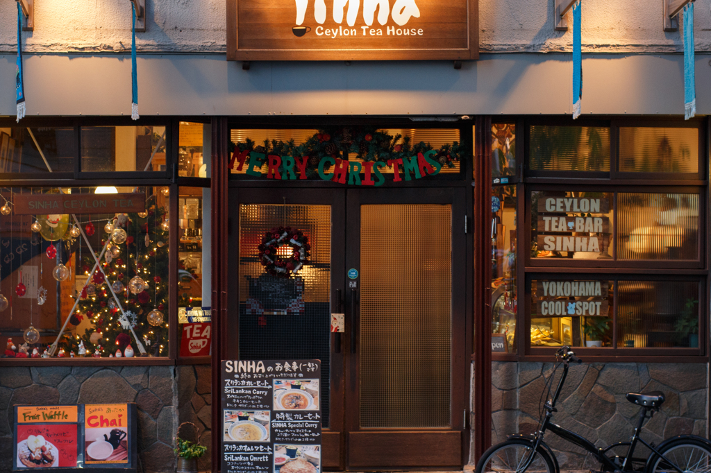 ティーハウスのクリスマス支度