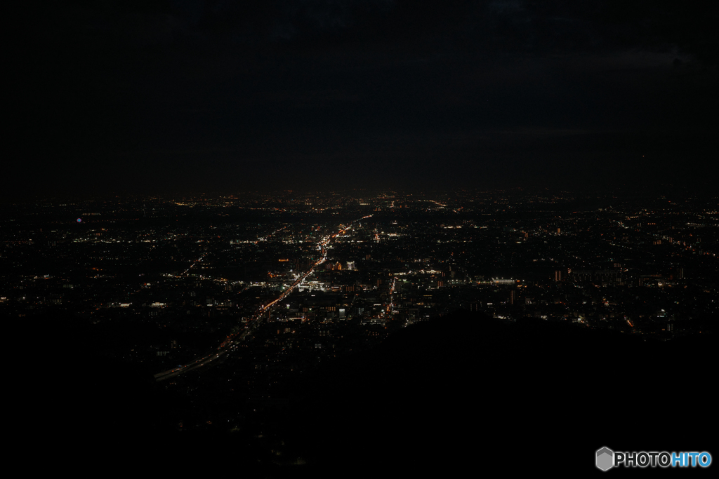 金華山から夜景
