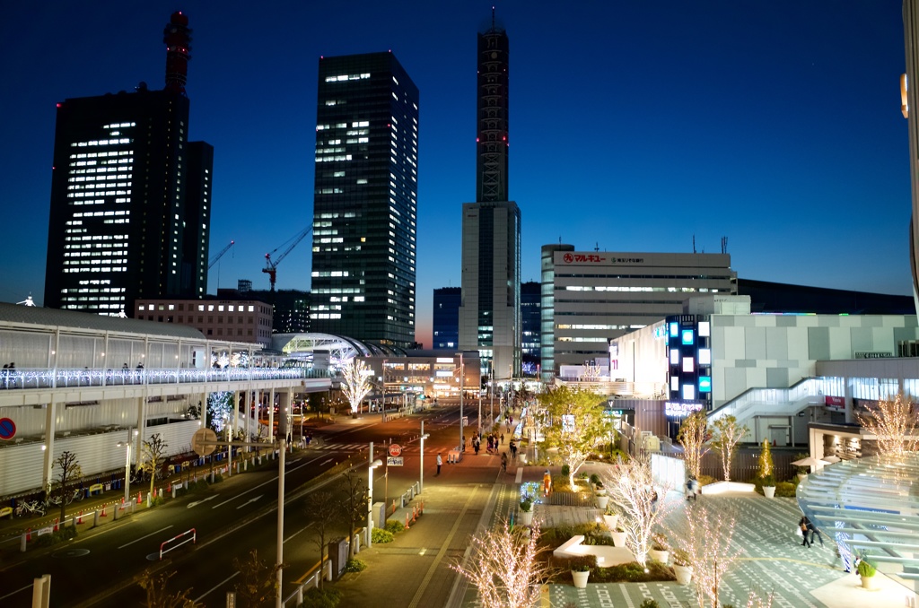 夕暮れ