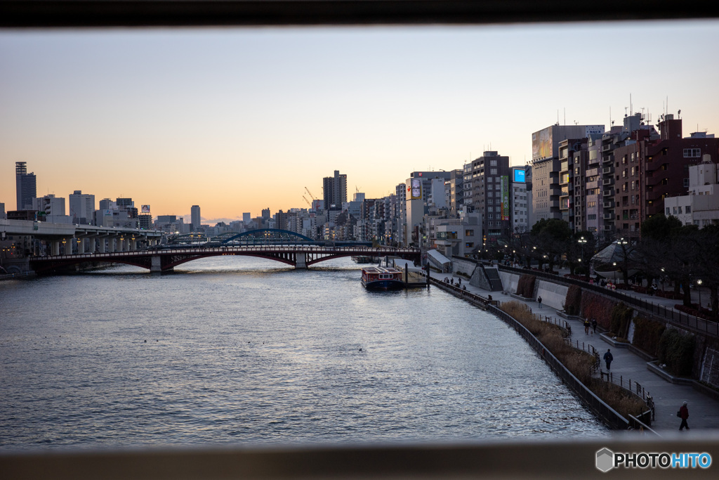 夕暮れ
