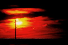 音の無い夕暮れ