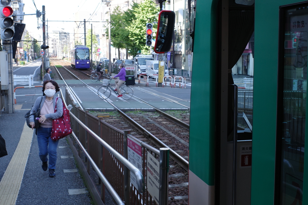 乗車します