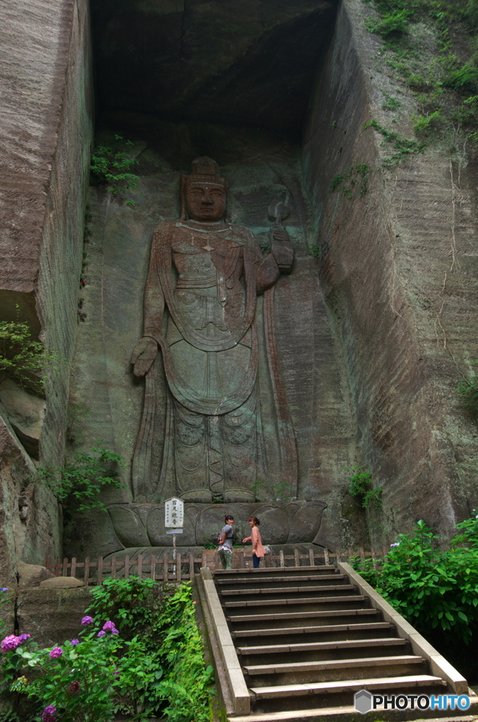 百尺観音　女友達