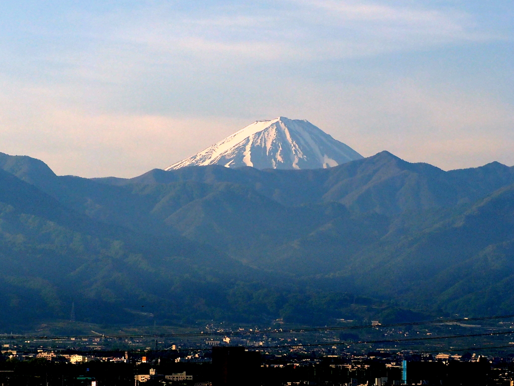 富士の山　【山梨県側にて】