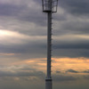 ヨットハーバーの鉄塔