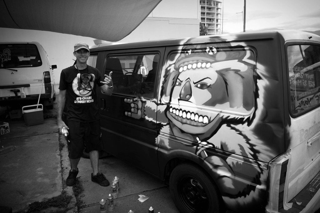 cairns paintedcar family2