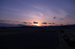 夕暮れ