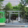 神社と市電