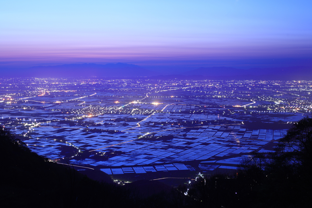 さつきの蒲原平野　煌