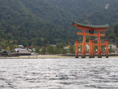 海上から見た大鳥居
