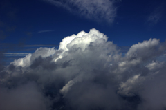 燧ケ岳山頂から見た空