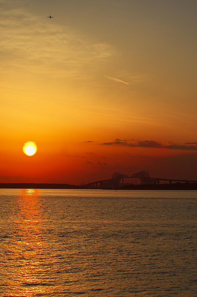 ゲートブリッジ夕景