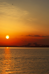 ゲートブリッジ夕景