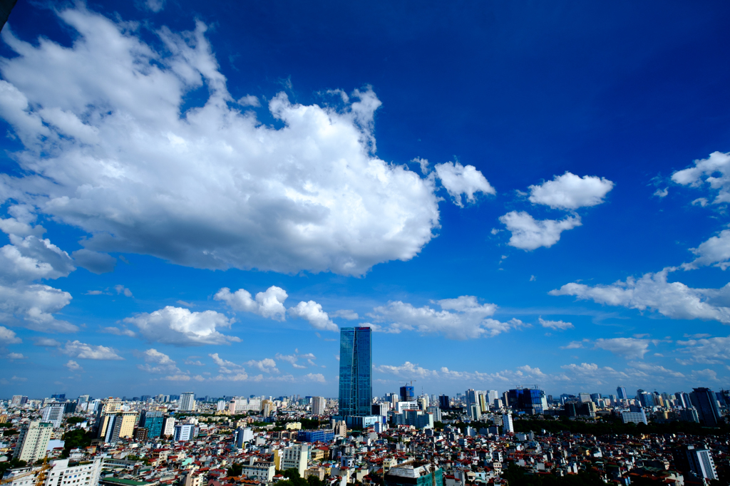 今年一番暑かった空