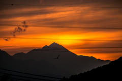 甲斐駒・夕景