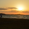夕日