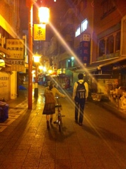 真夜中の帰り道