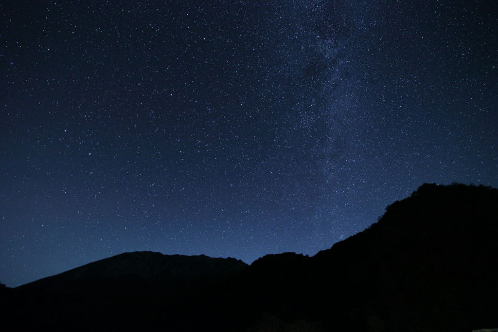 大山星景