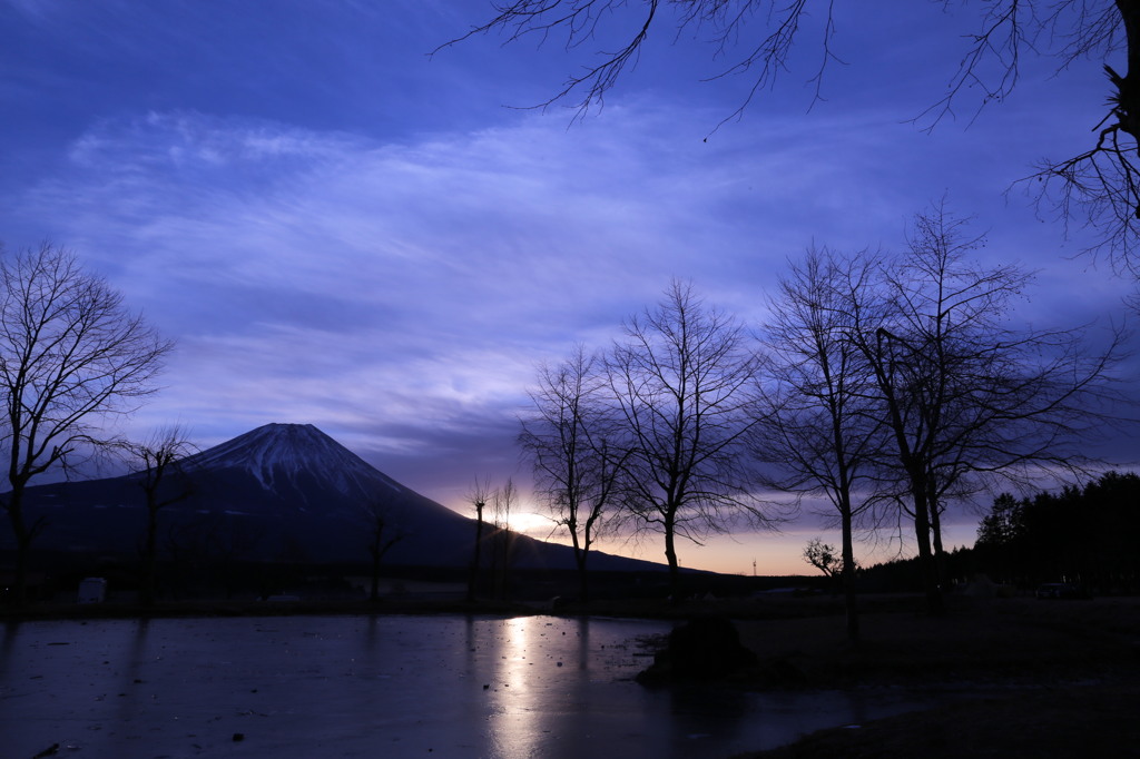 富士山日の出